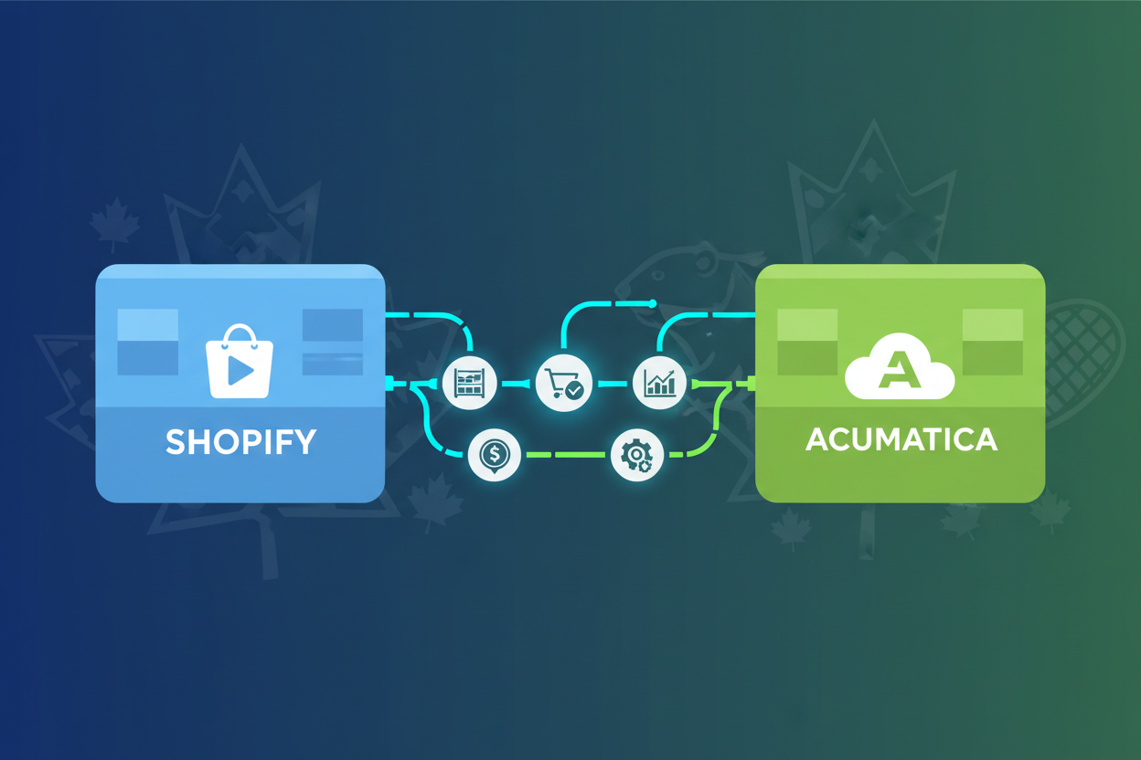 Shopify et Acumatica : ce qui change concrètement quand l'intégration est bien faite - Shopify-Acumatica-Quebec-Canada-Mindweb