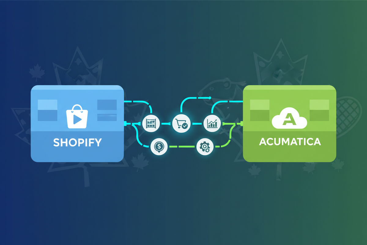 Shopify et Acumatica : ce qui change concrètement quand l'intégration est bien faite - Shopify-Acumatica-Quebec-Canada-Mindweb