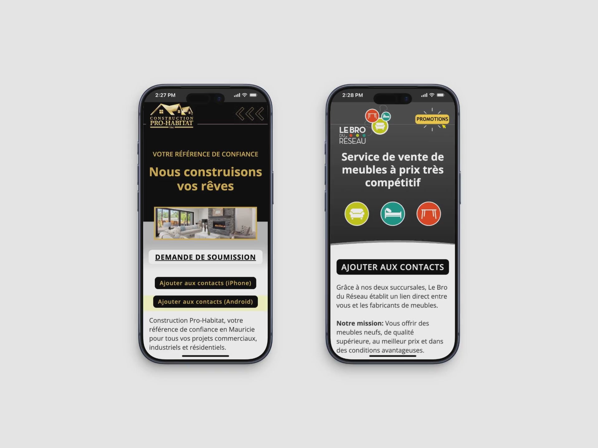 NumériQR Pro - Professionnel indépendant